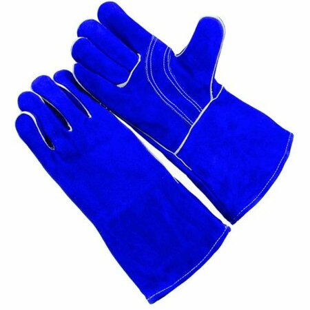 SEATTLE GLOVE Select Blue Shoulder Leather Glove- Large, 12PK 7270K